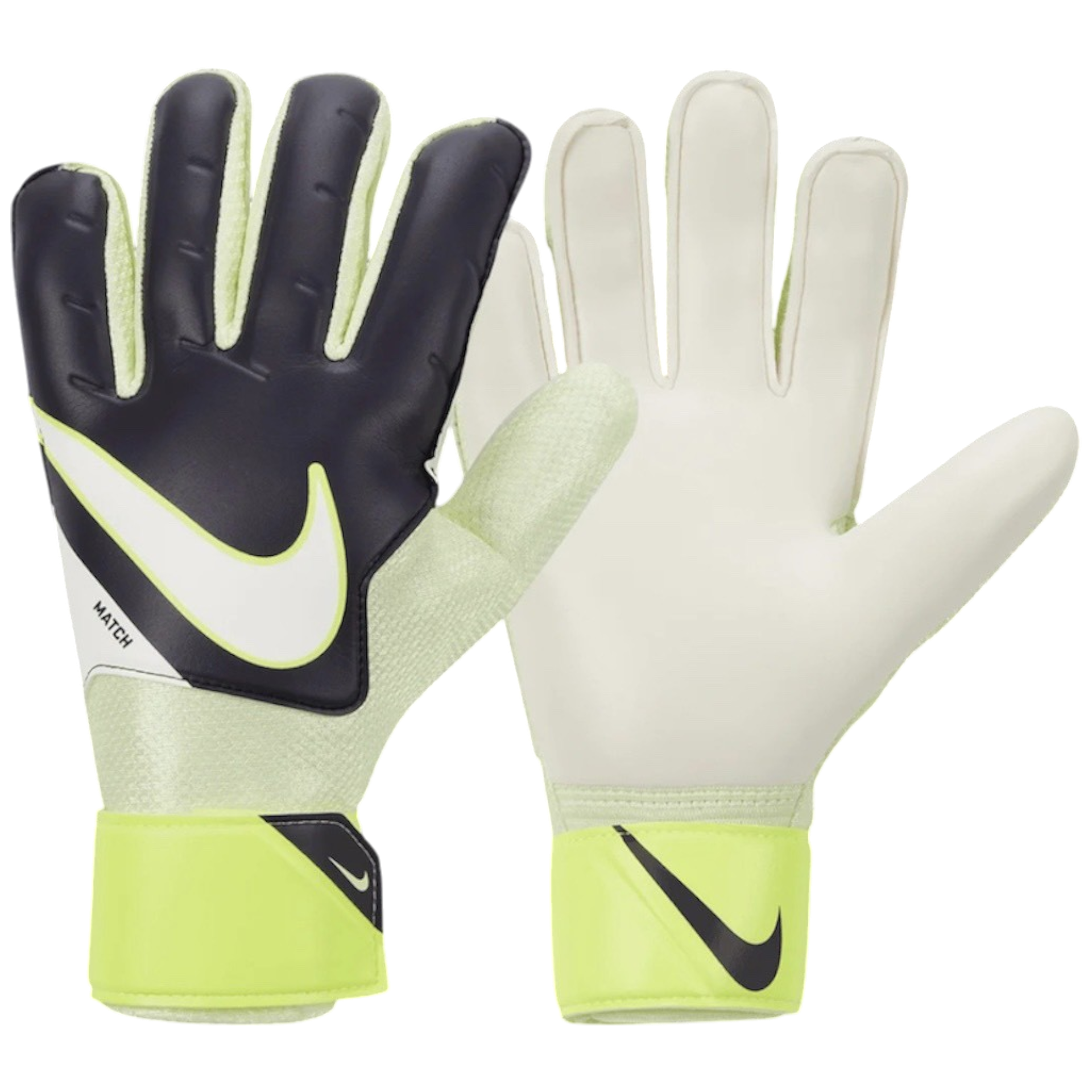 Găng tay thủ môn Nike GK Match màu đen – trắng – xanh CQ7799-016